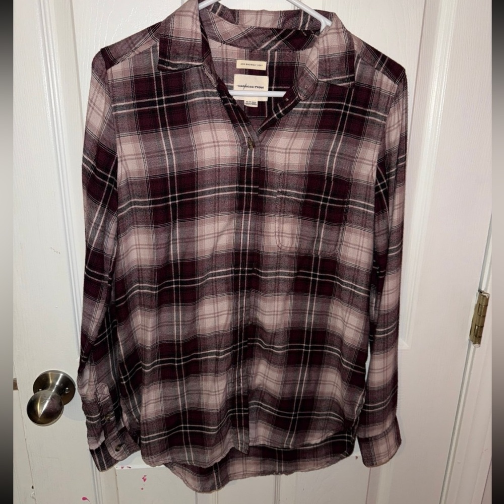 Womens XS American Eagle Flannel